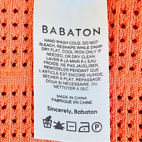 Aritzia Babaton Cropped Tank With Square Neck And Sculpted Knit New without tag - Picture 4 of 7